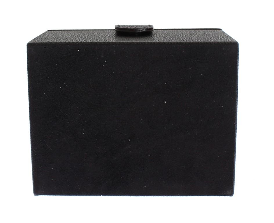 Brown Leather Unisex Two Watch Case Cover Box Storage