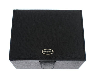 Blue Leather Unisex Two Watch Case Cover Box Storage