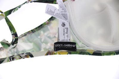 Multicolor Floral Bikini Top Bra Swim Beachwear