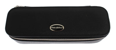 Black Leather Jewelry Sunglasses Case Box Bag Organizer