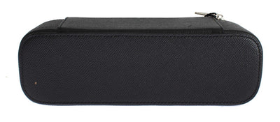 Black Leather Jewelry Sunglasses Case Box Bag Organizer