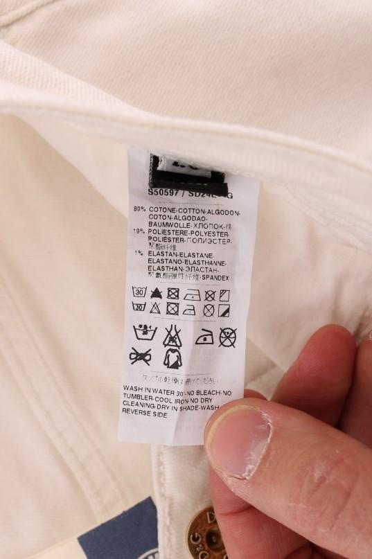White Cotton GLAMOUR Capri Jeans