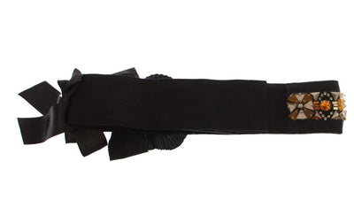 Black Crystal SPECIAL PIECE Waist Belt