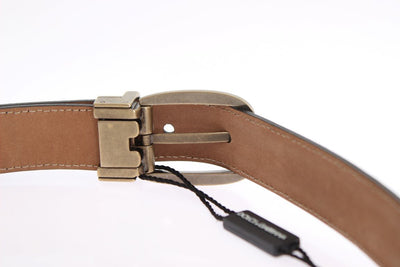 Black Leather Gold Buckle Belt