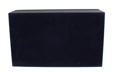 Blue Dauphine Leather Watch Jewelry Sunglasses Case