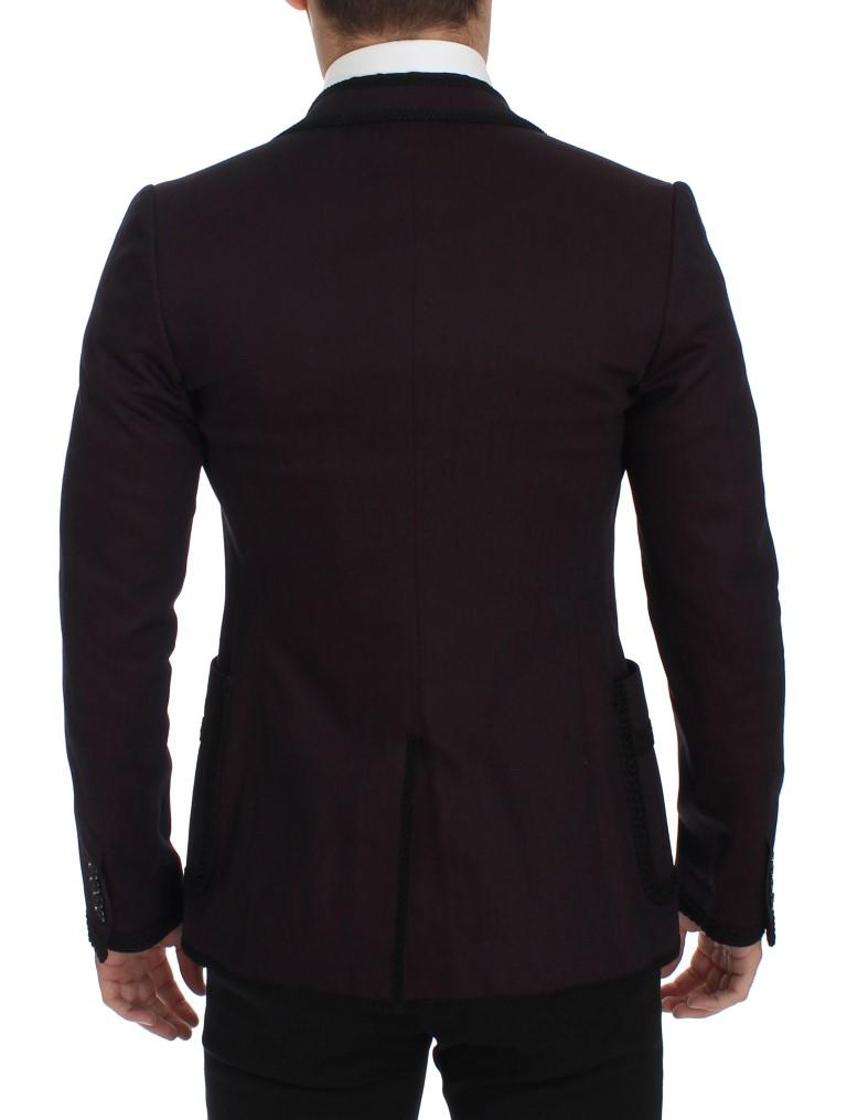 Purple Torero Slim Fit Stretch Blazer