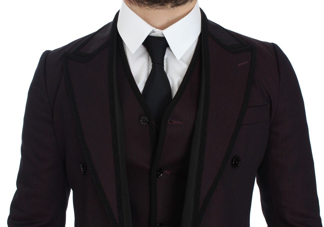 Purple Torero Slim Fit Stretch Blazer