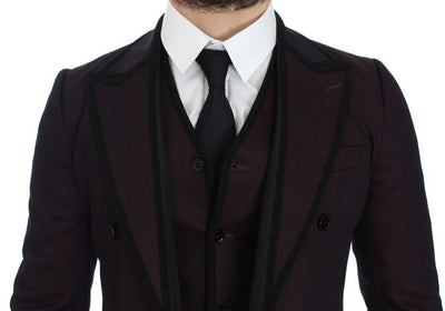 Purple Torero Slim Fit Stretch Blazer