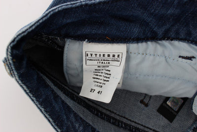 Blue Wash Cotton Stretch Slim Fit Jeans