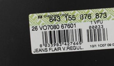 Blue Wash Cotton Stretch Slim Fit Jeans