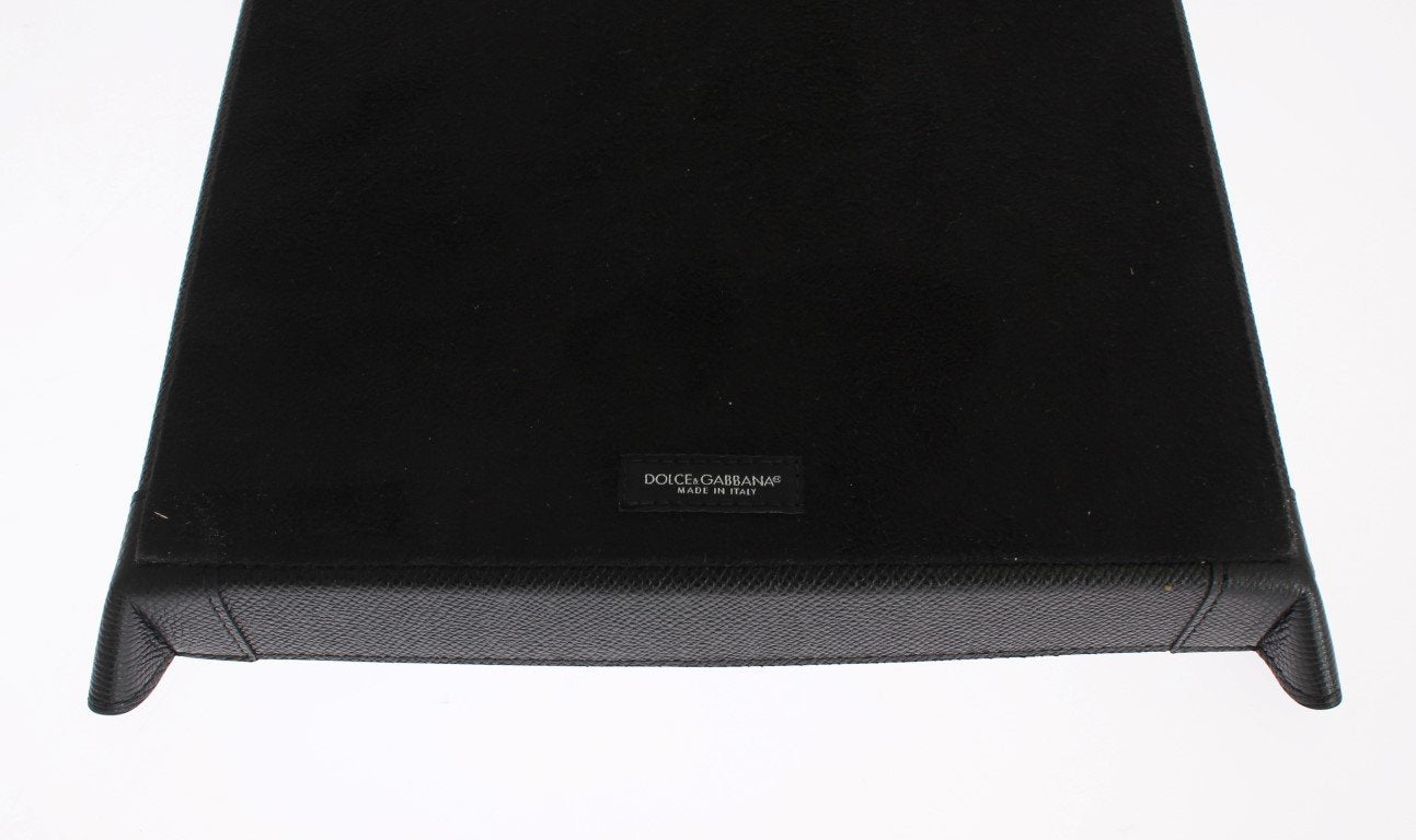 Black Leather Key Wallet Phone Money Card Tray Plate