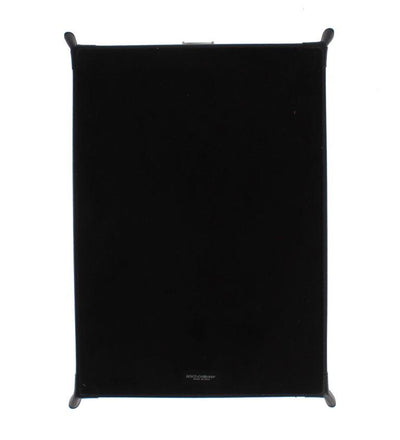 Black Leather Key Wallet Phone Money Card Tray Plate
