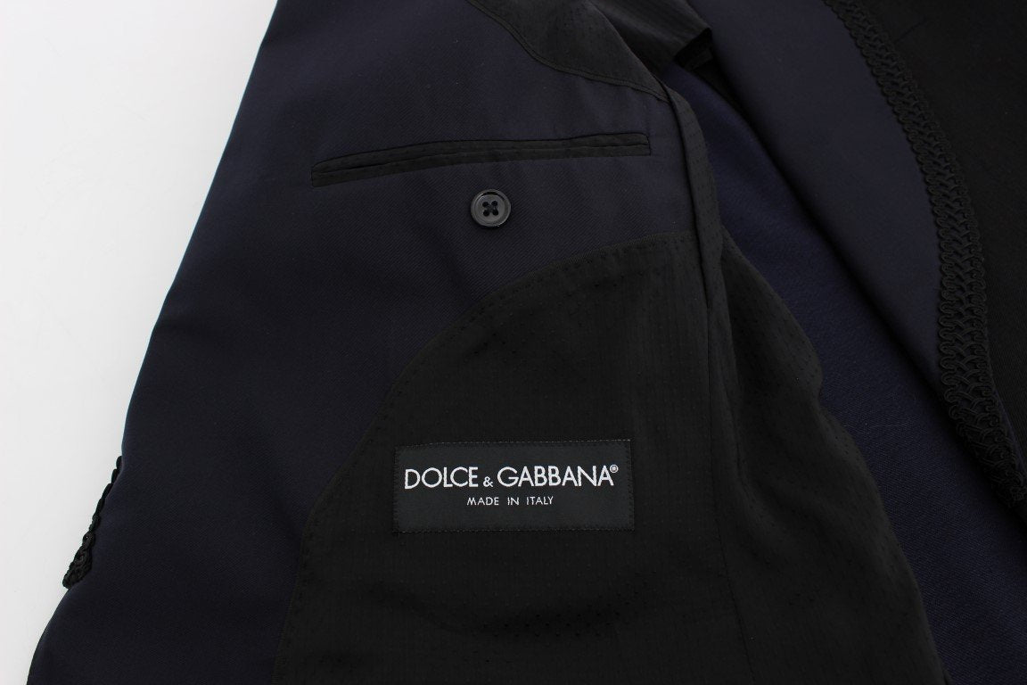 Black Torero Slim Fit Stretch Blazer