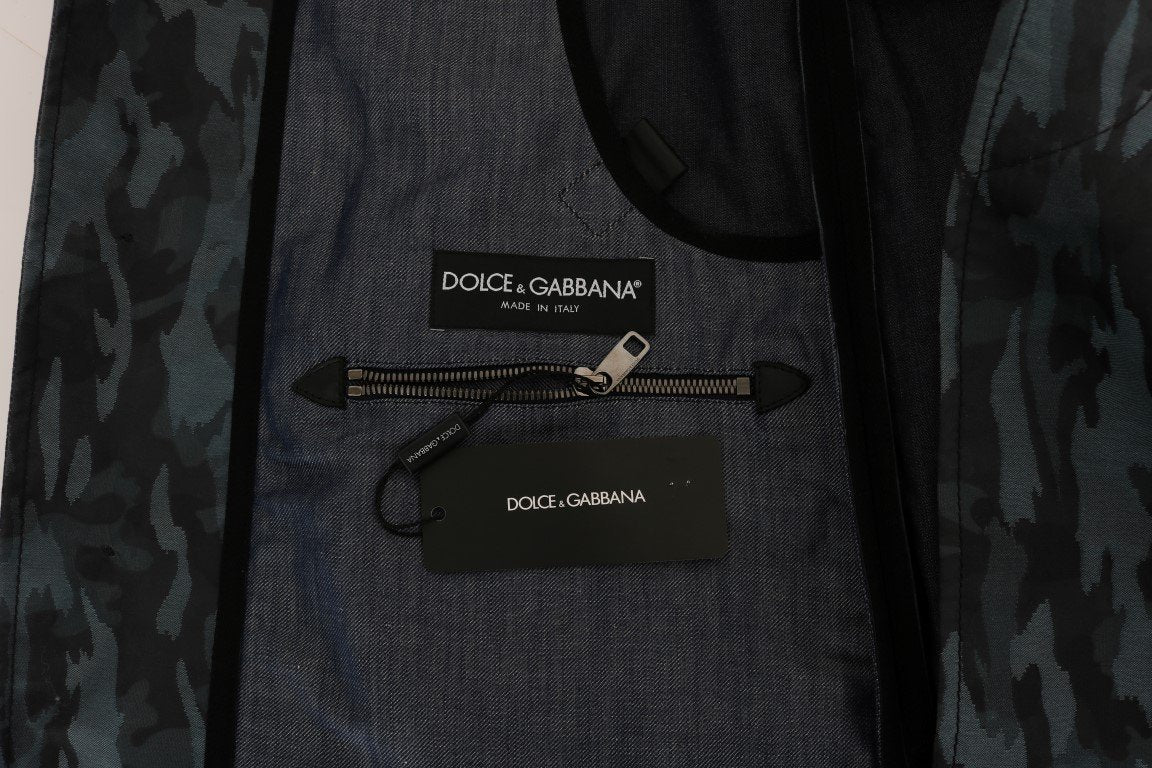 Blue Camouflage Trench Trench