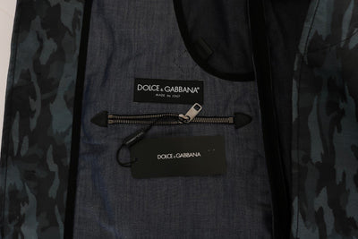 Blue Camouflage Trench Trench