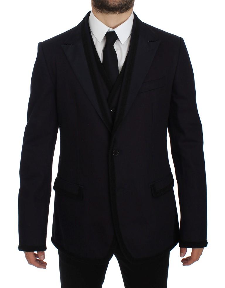 Purple Torero Slim Fit Stretch Blazer