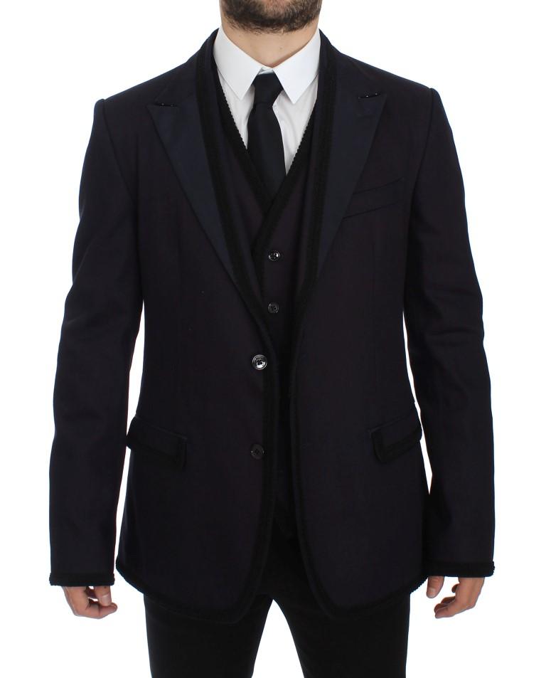 Purple Torero Slim Fit Stretch Blazer