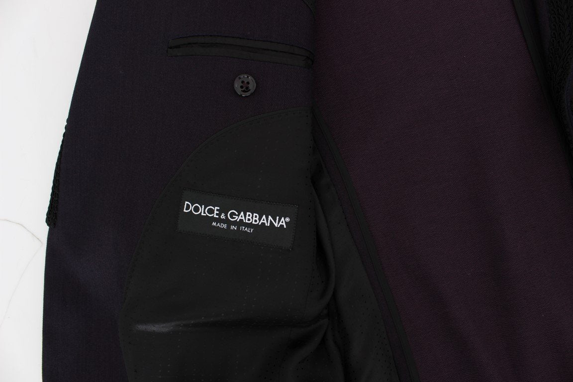 Purple Torero Slim Fit Stretch Blazer