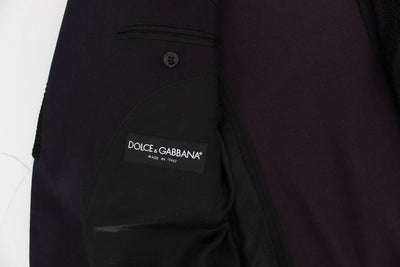 Purple Torero Slim Fit Stretch Blazer