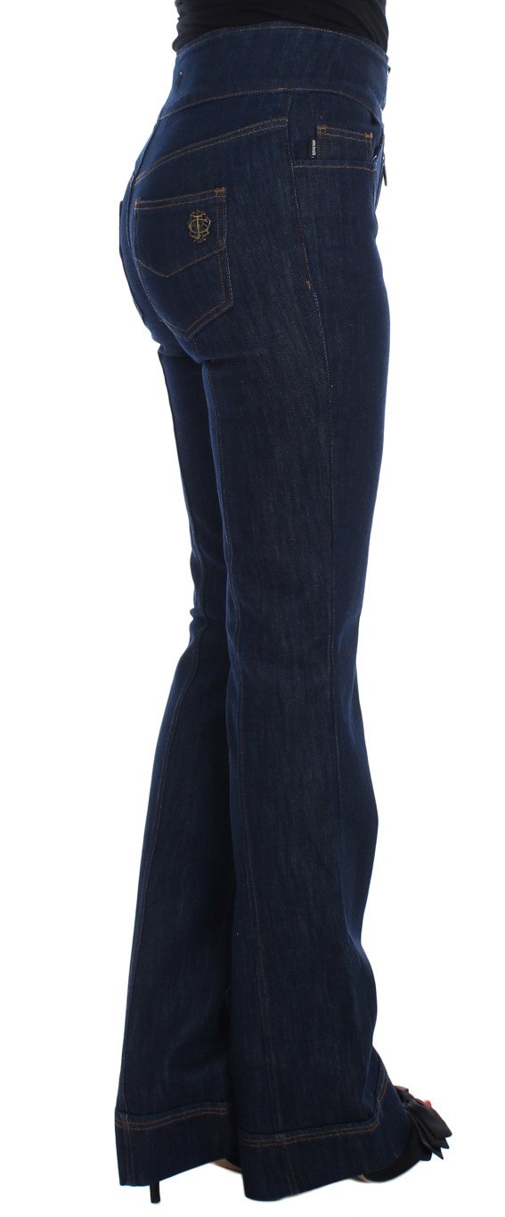 Blue Cotton Stretch Slim Fit Jeans