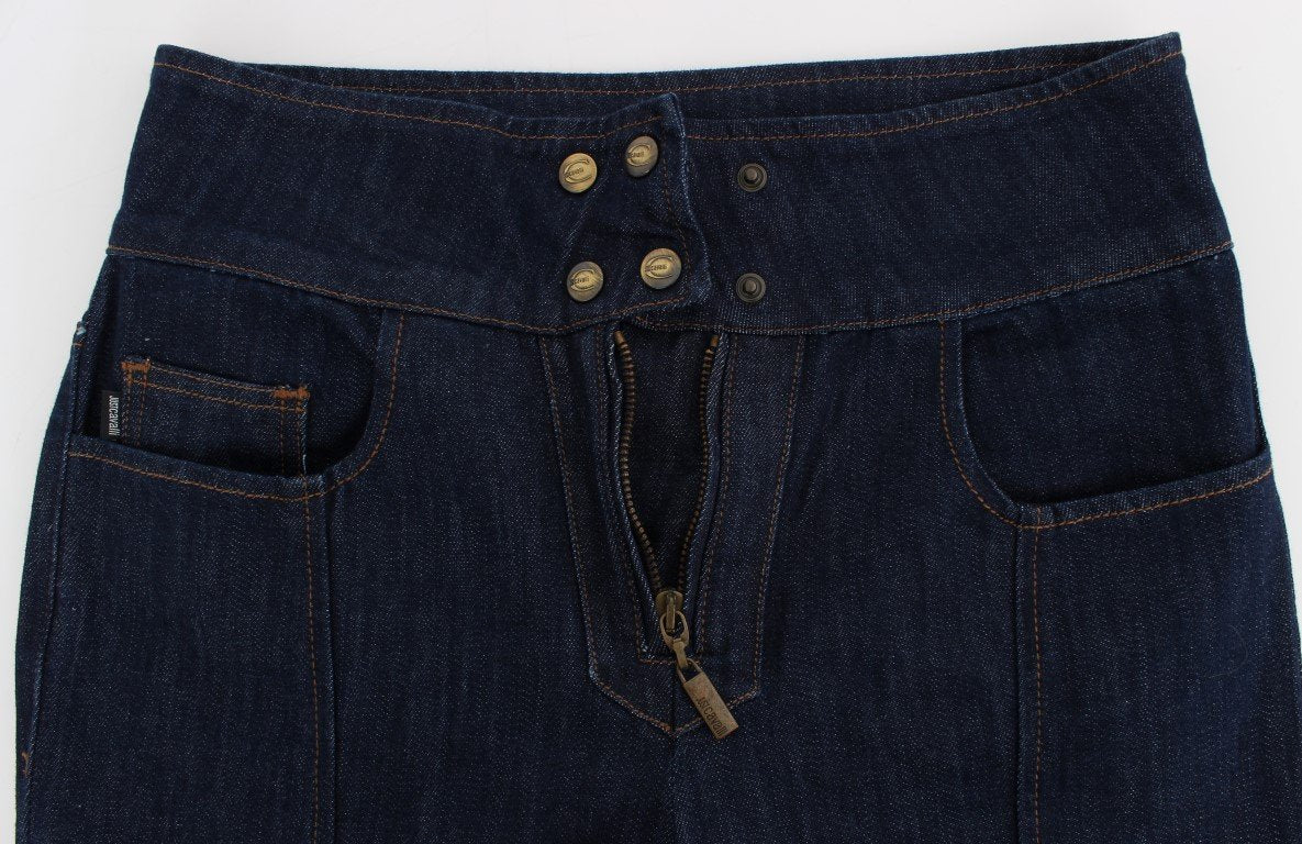 Blue Cotton Stretch Slim Fit Jeans