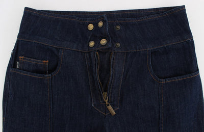 Blue Cotton Stretch Slim Fit Jeans