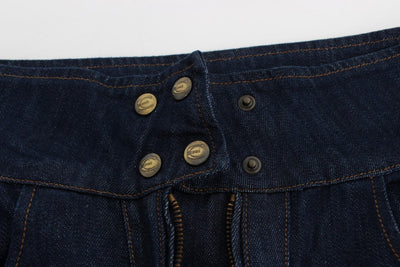 Blue Cotton Stretch Slim Fit Jeans