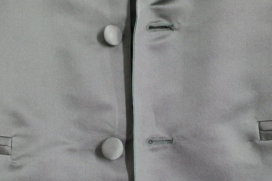 Green silk slim fit blazer