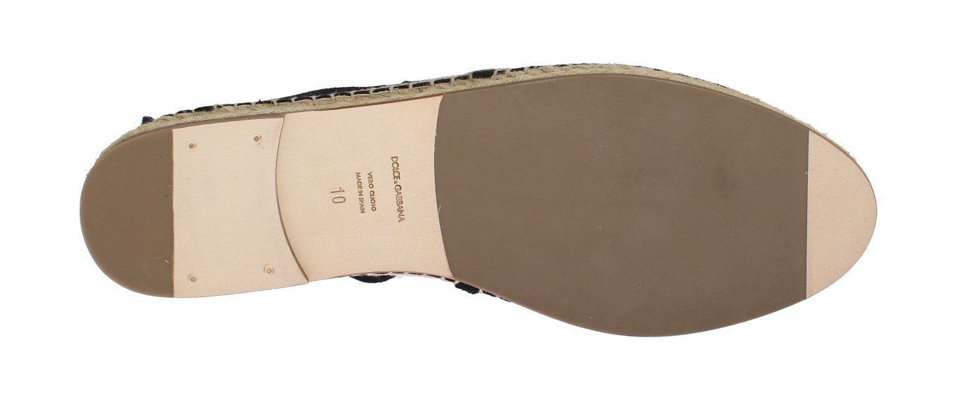 Black Suede Strap Corrida Espadrilles