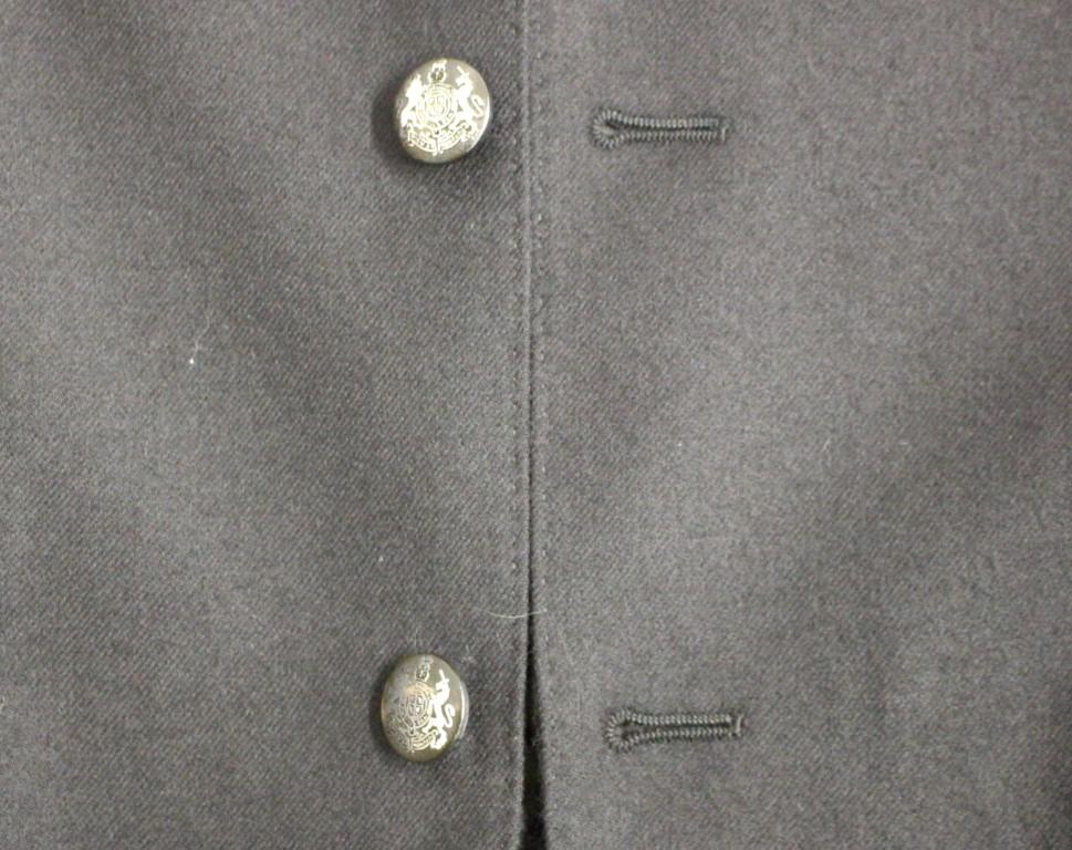 Black wool slim fit blazer