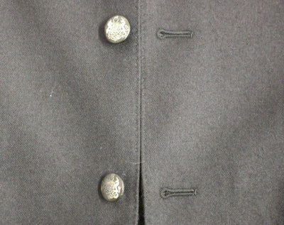 Black wool slim fit blazer
