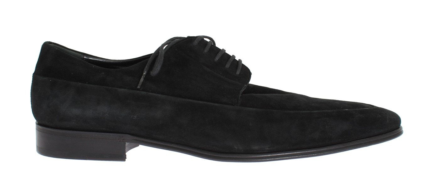Black Leather Dress Lace Up Formal Shoes