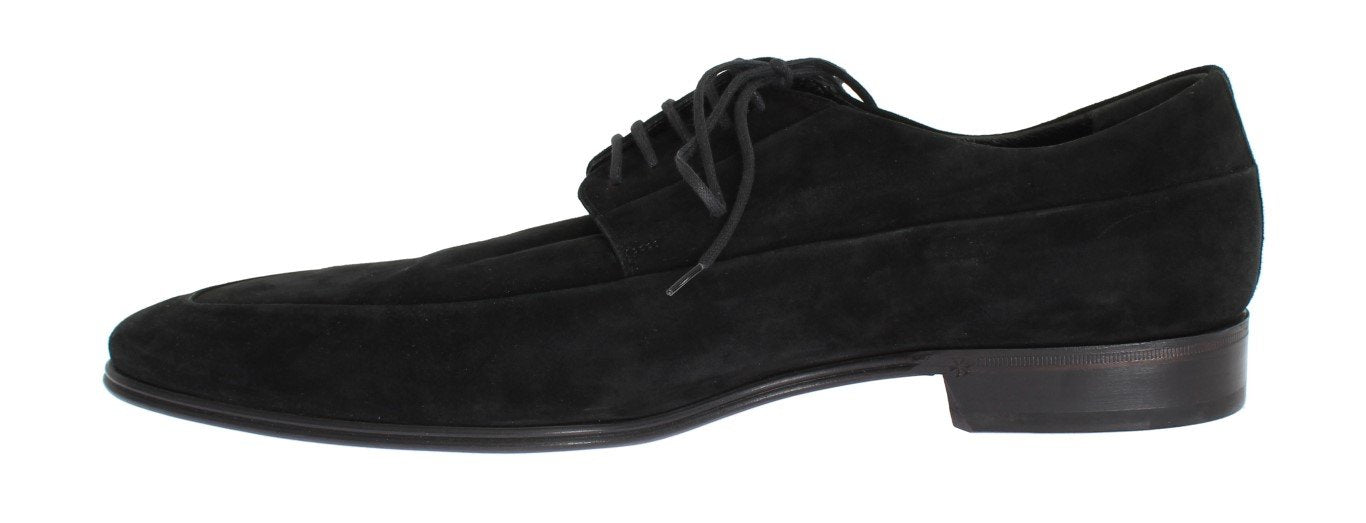 Black Leather Dress Lace Up Formal Shoes