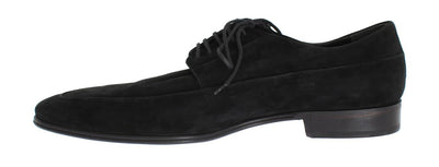Black Leather Dress Lace Up Formal Shoes