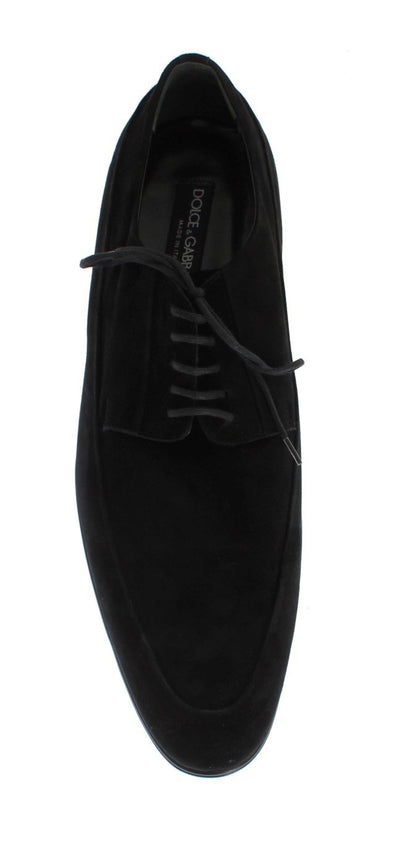 Black Leather Dress Lace Up Formal Shoes