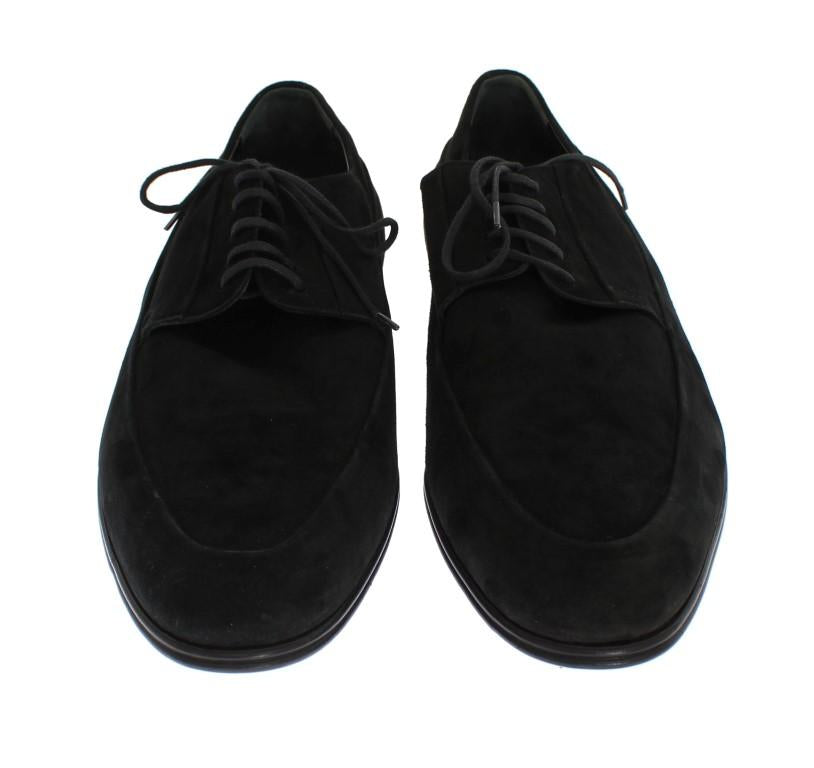 Black Leather Dress Lace Up Formal Shoes