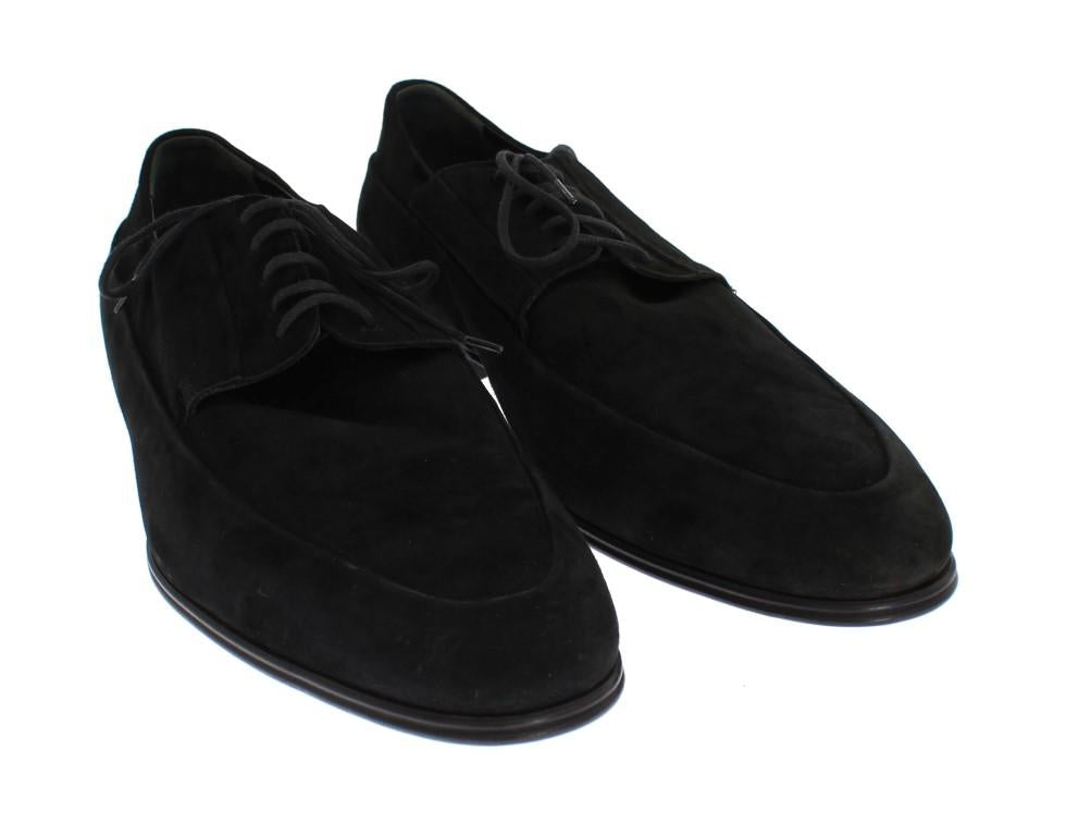 Black Leather Dress Lace Up Formal Shoes