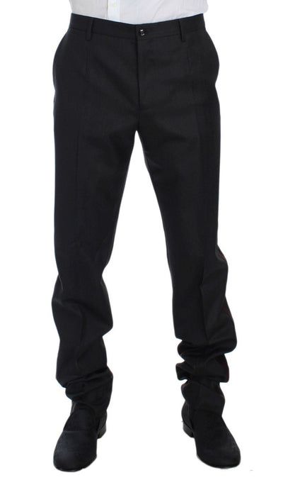 Gray 3 Piece Slim Fit Suit Tuxedo Smoking