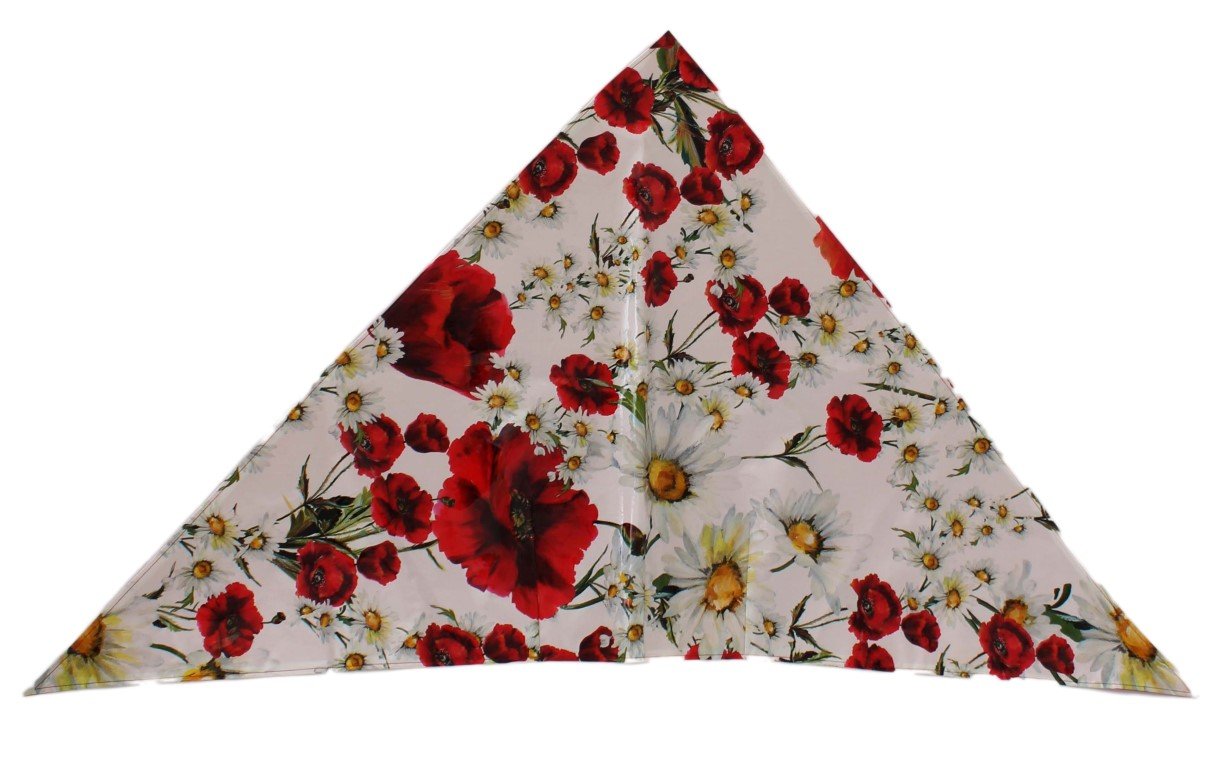 Multicolor Floral Roses Headscarf