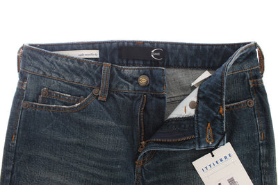 Blue Wash Straight Fit Regular Jeans