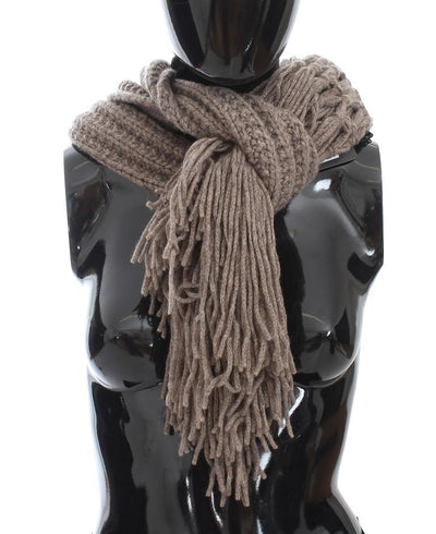 Beige Cashmere Shawl Wrap Scarf