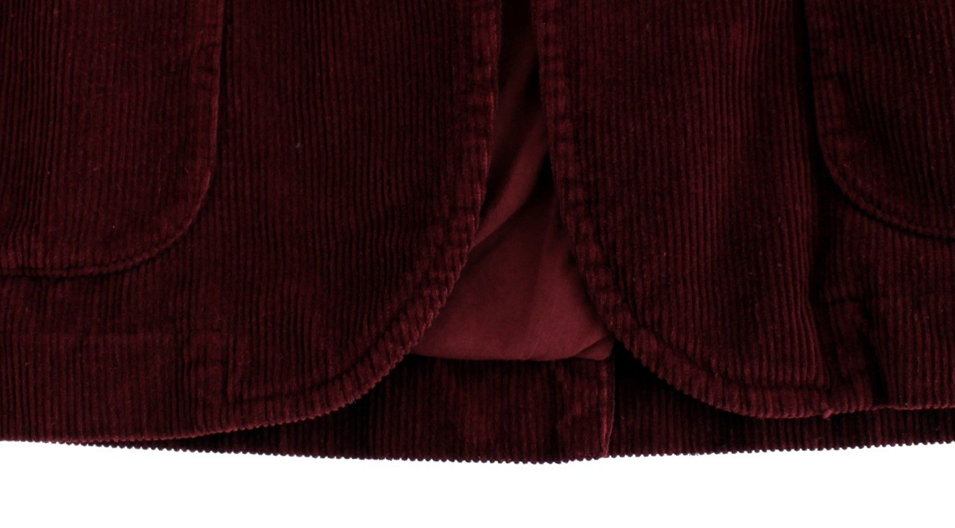 Bordeaux Cotton Corduroy Blazer