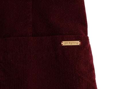 Bordeaux Cotton Corduroy Blazer