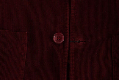 Bordeaux Cotton Corduroy Blazer