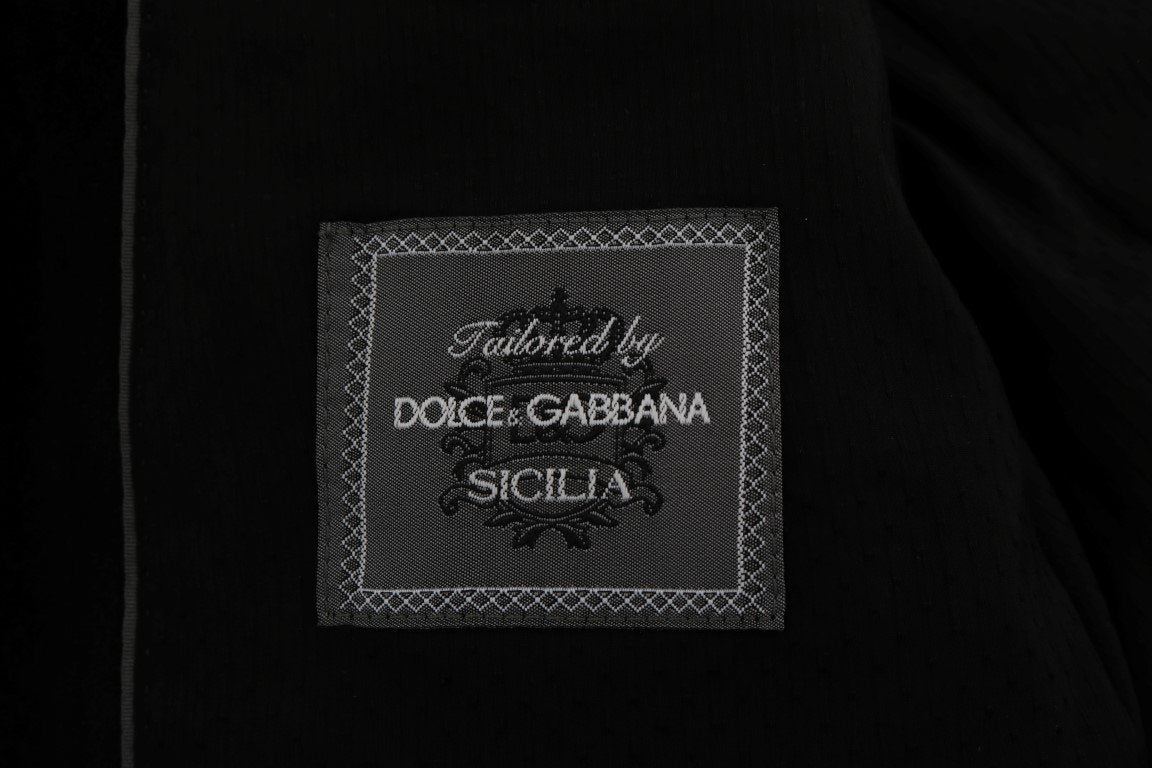 Black Velvet Floral Angel Blazer Jacket