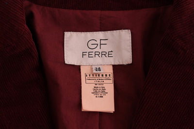 Bordeaux Cotton Corduroy Blazer