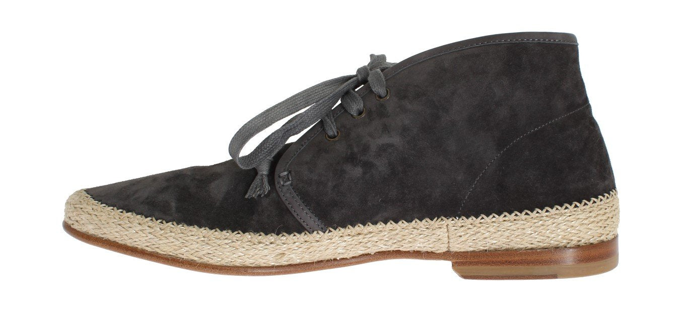 Gray Suede Corrida Chukka Ankle Boots