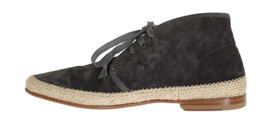 Gray Suede Corrida Chukka Ankle Boots