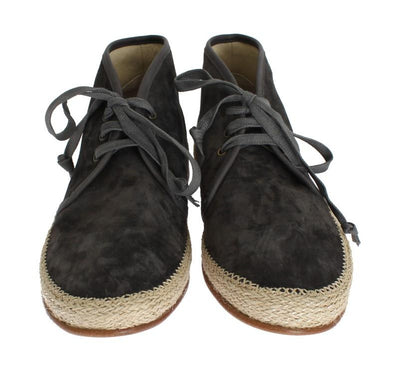 Gray Suede Corrida Chukka Ankle Boots