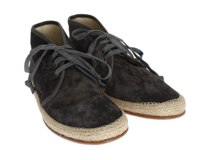 Gray Suede Corrida Chukka Ankle Boots